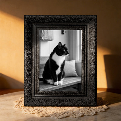8" x 10" Black 1PC Elegant Picture Frame for Office Decor