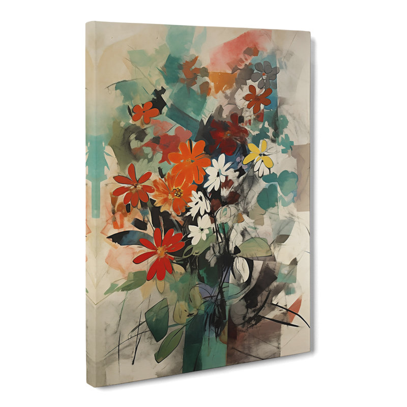 Terron Flowers Bauhaus Vol.9 - Wrapped Canvas, 60cm H x 40cm W x 3cm D