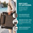  30" Wide XL Zero Gravity Outdoor Lounge Chair w/ Canopy, Brown