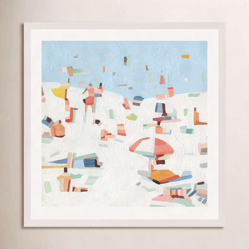 Summer Confetti III Painting by Emma Scarvey, White, 20"H x 30"W