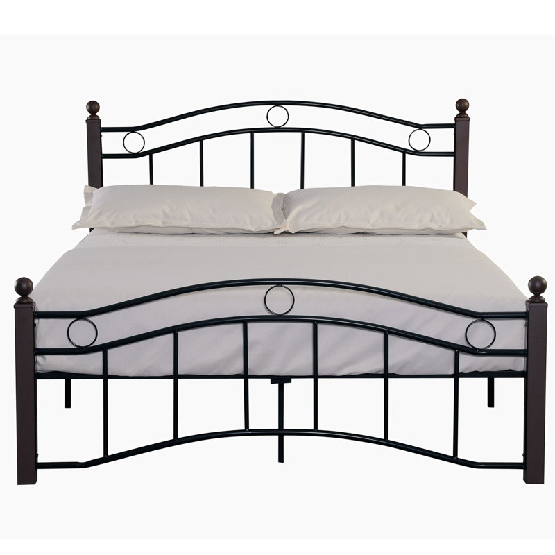 Platform Bed, Flat Black, Queen