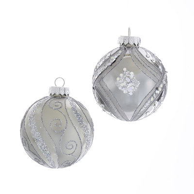 13.07'' Glass Ball Ornament
