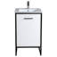 Ensemble de meuble-lavabo simple 20 po Saray-1398028408