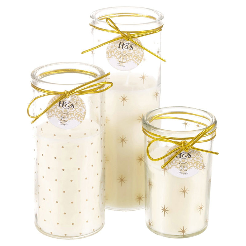 10cm Glass Tabletop Votive Holder, 14cm H x 6.5cm W x 6.5cm D