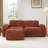 Modular Velvet Sofas, Ergonomic Design, Multifunctional For Home