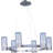 Grainger 6 - Light Dimmable Wagon Wheel Chandelier