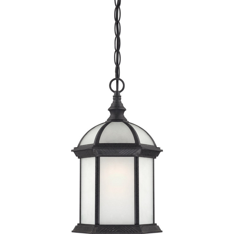 Toby Outdoor Hanging Lantern, Black