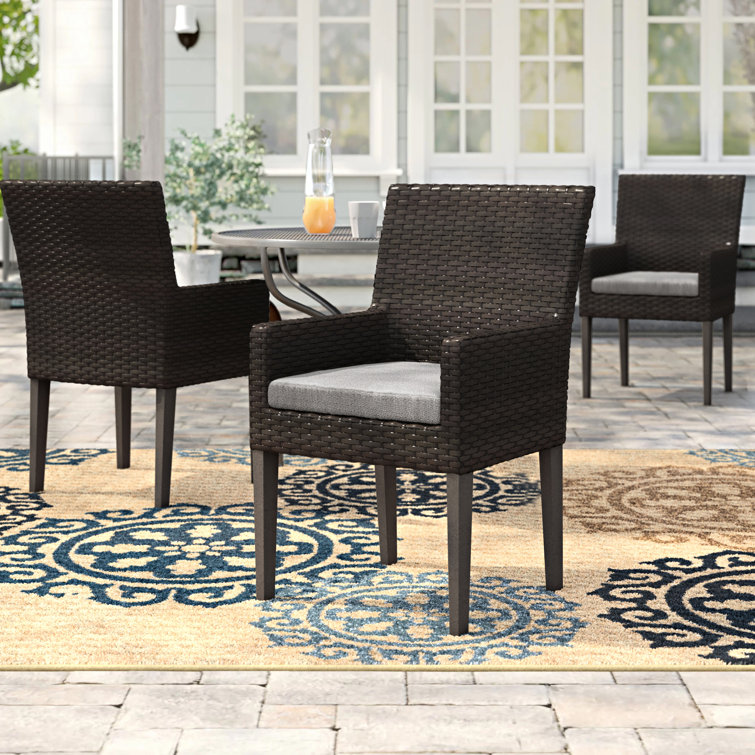 Anastase Outdoor Dining Armchair with Cushion