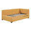 Lit de jour rembourré avec base de canapé-lit sans sommier, tissu en lin-1246802276