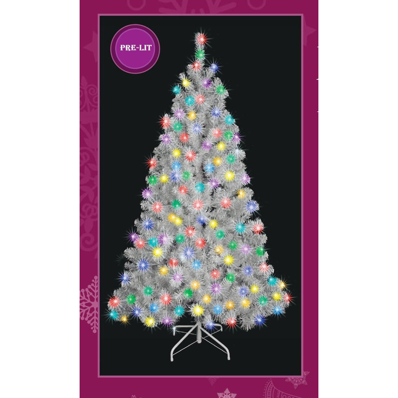Lighted Artificial Christmas Tree, 12 ft.