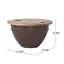 Table basse en bois et fer