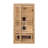 Dynamic Saunas Gracia 1-2 Person Full Spectrum Near Zero Emf FAR IR Sauna in Canadian Hemlock