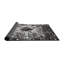 Tapis noir / blanc à motif abstrait Burtonsville-907867257
