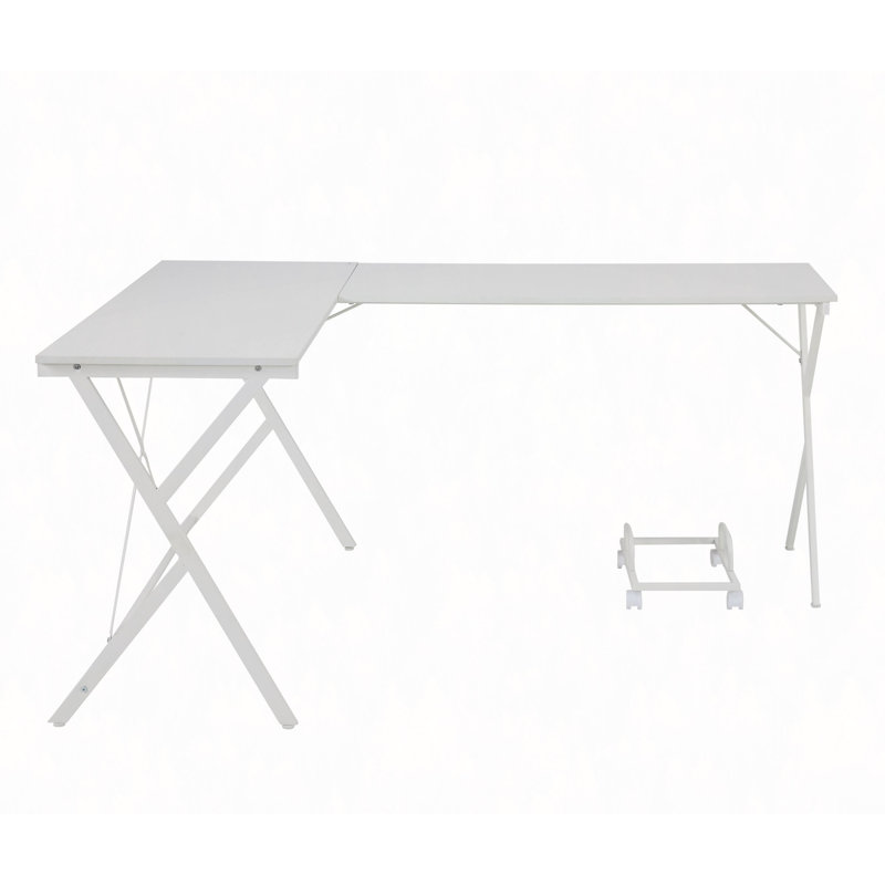 White Finish Computer Desk, White