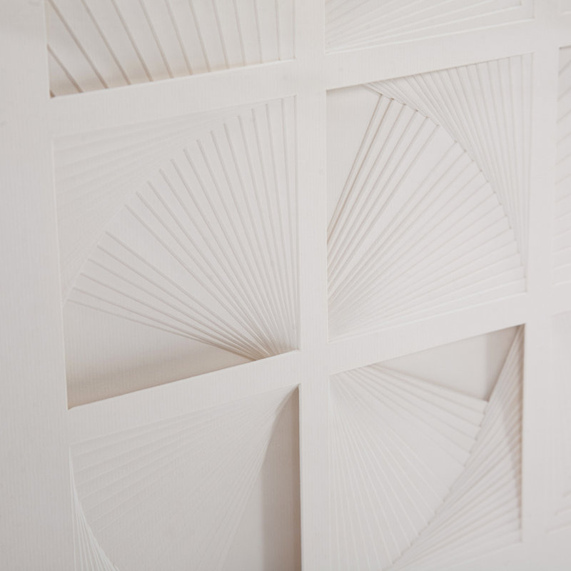 Dimensional Paper Squares - Shadowbox, impression