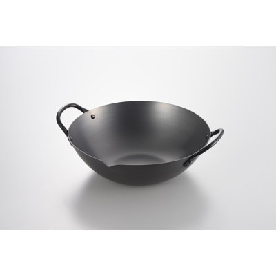 Wok en acier au carbone antiadhésif Yoshikawa