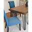 Ensemble de salle à manger 6 pièces Ashford, table de salle à manger en épingle à cheveux avec 4 chaises et banc, 4 options de couleur-1191872126-1191872122
