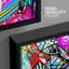 «Abstract Eye Graffiti & Street», composition colorée d'art moderne pour la maison, 3 pièces-92414390-92414391