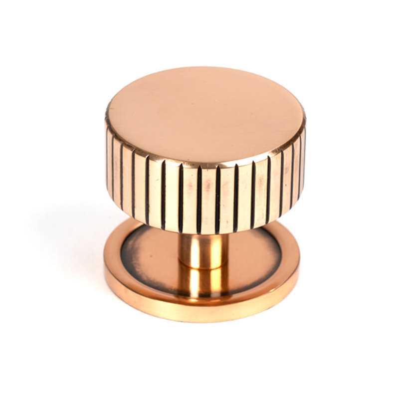 Matt Black Judd Cabinet Knob - 32Mm (Plain), 4 cm, Polished Bronze