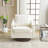 Chenille Living Room Swivel Barrel Accent Chair-1809112803