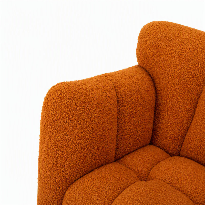 050-Chaise Teddy, Caramel, Caramel