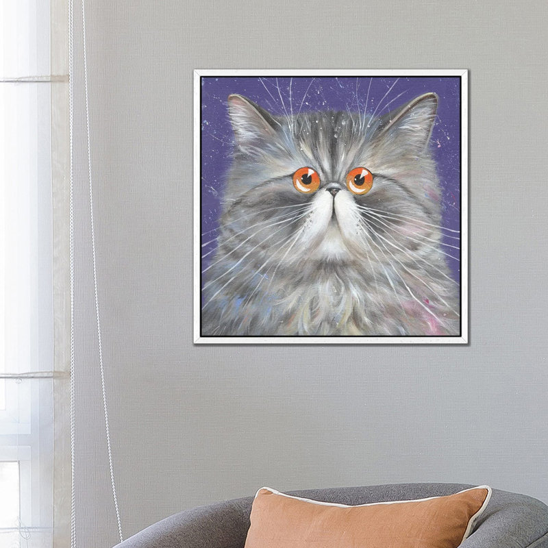 Sally by Kim Haskins - Print on Canvas, 66.04 cm H x 66.04 cm W, White Framed