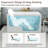 CASAINC 43.3" Rectangle Acrylic Freestanding Soaking White Bathtub With Built-in Seat