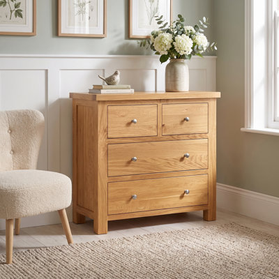 Dover 85 cm W Chest of 4 Drawers
