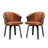 Barrayo 19.49'' H Faux Leather Upholstered Armchair-727720338-727720339