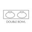 Cultured Marble Vanity Top with Two Sinks and Backsplash-78654926