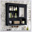 Armoire de salle de bain murale 32 pouces avec miroir, 4 tablettes réglables pour un rangement organisé et une esthétique moderne-936392957