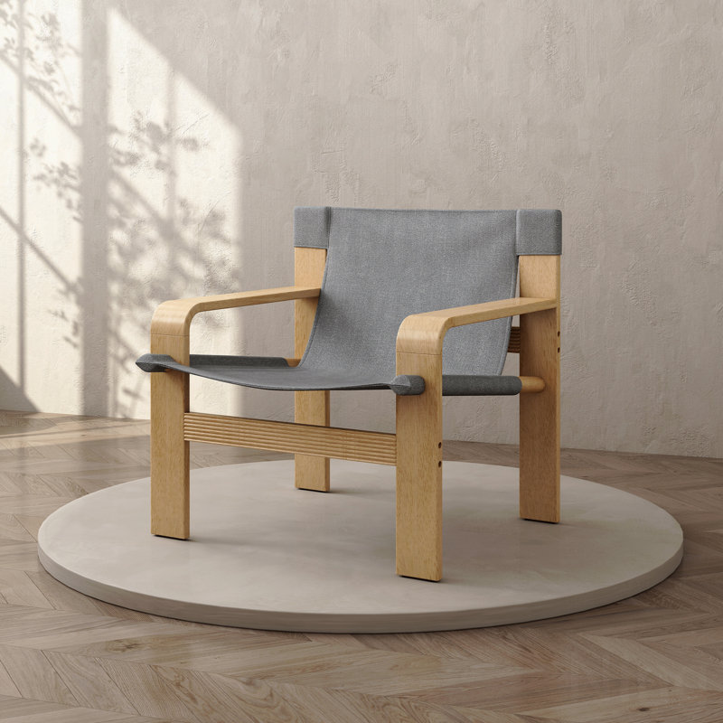 Chaise d'appoint Modern, Gris foncé