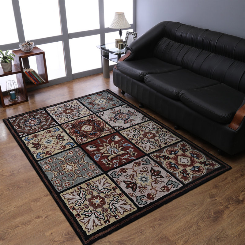 Chever HAND TUFTED WOOL ECO-FRIENDLY AREA RUGS - Multicolor | Floral Design | Area Rugs for Living room,Bedroom