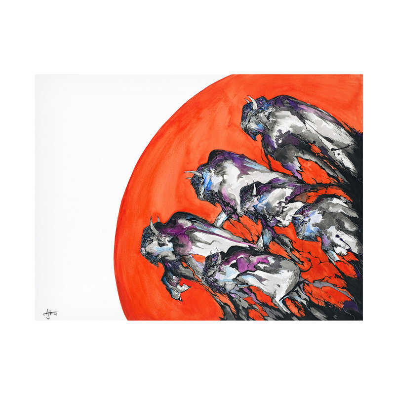 Art sur toile Marc Allante, H 24 po x l 32 po