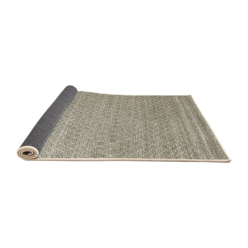 Tapis beige à motif géométrique Bourourg, Rond 6 pi