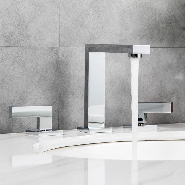 Trova 2-handle Bathroom Faucet with Drain Assembly, Chrome