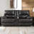 Gweneva 82'' Upholstered Power Reclining Loveseat