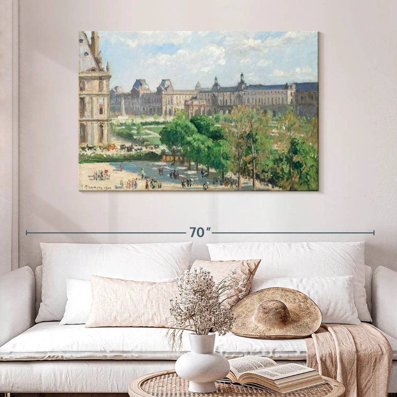 Kavia Place Du Carrousel Paris 1900, H 32 po x l 48 po