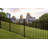 A2 2.5-in x 2.5-in x 6.5-ft Gloss Black Aluminum Flat Top and Bottom Design Corner Post