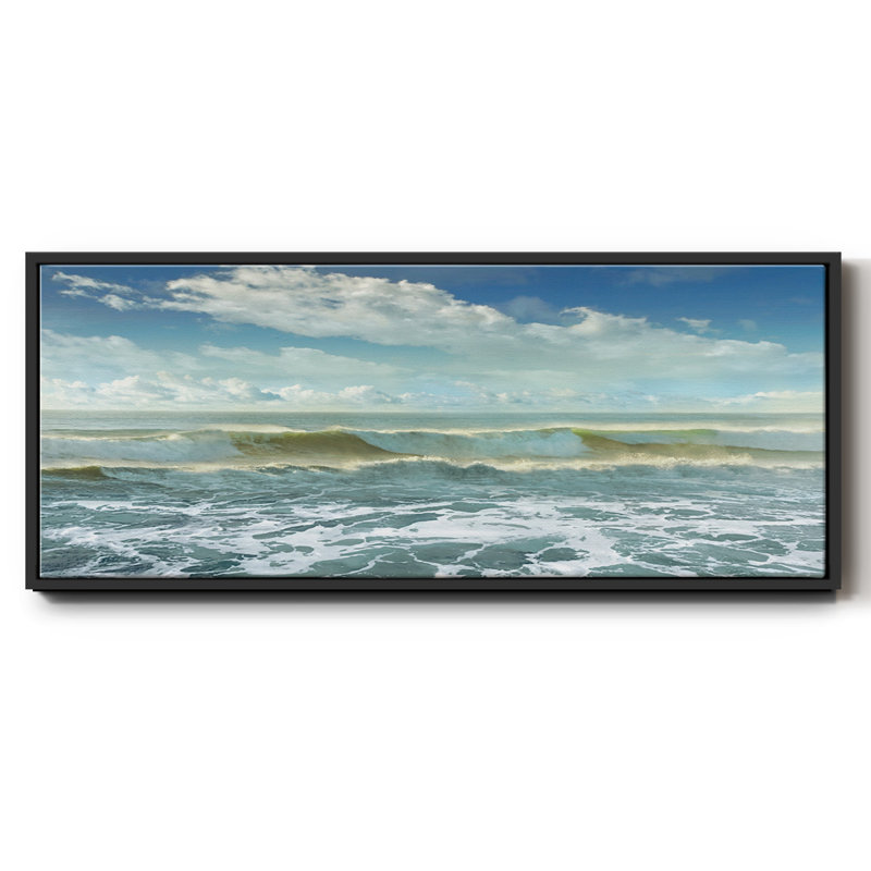 Surf is Up- Framed Canvas, 24" H x 60" W