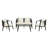 U_STYLE Durable And Comfortable Outdoor Seating Set,Suitable For Patios, Lawns, And Poolsides-566340284