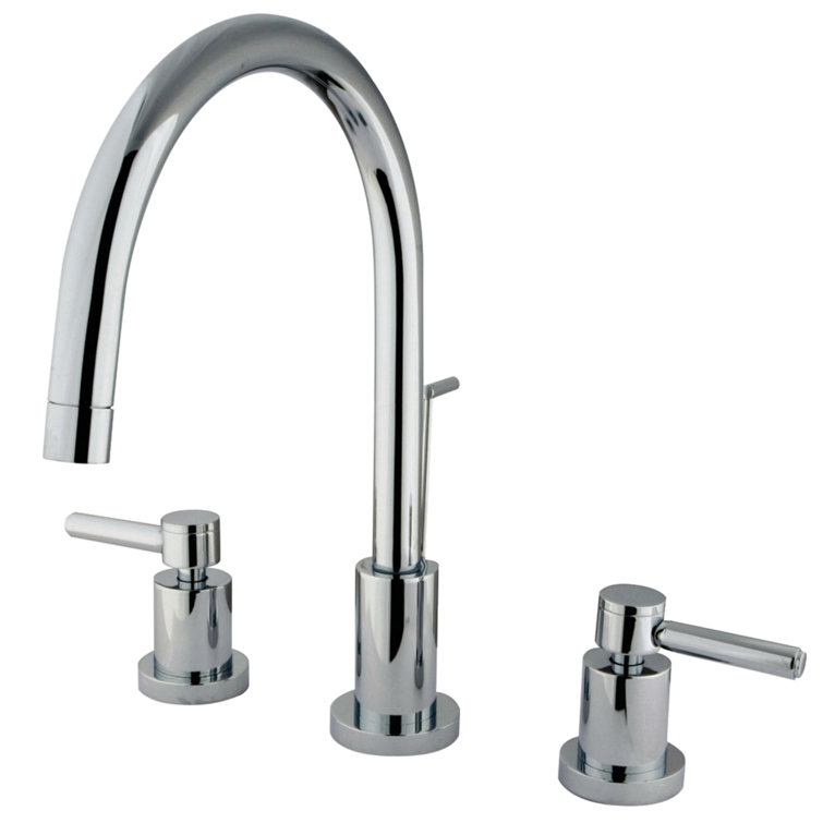 Concord Widespread Bathroom Faucet with Drain Assembly