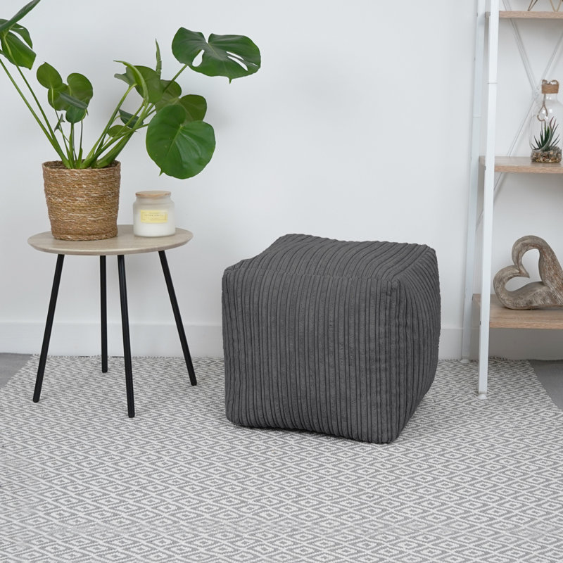 Polyester Refillable Classic Bean Bag, Grey