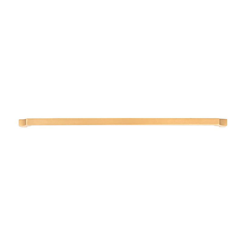 Monarch Collection Pull - Cabinet Pull - Transitional Hardware for Drawers & Cabinets, 12", Brushed Golden Brass