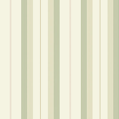 Papier peint à rayures vert Herrgârd
