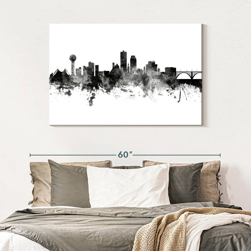Nicci Knoxville, Tennessee Skyline II, H 32 po x l 48 po