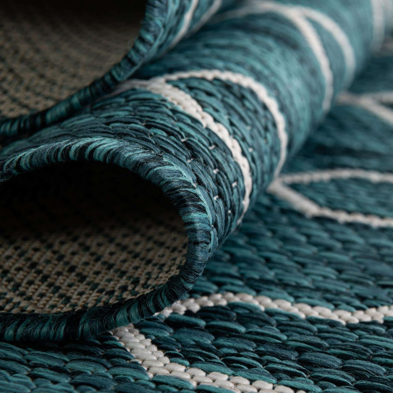 Outdoor Preen Area Rug Foliage Color, Rectangle 8' x 11'4"