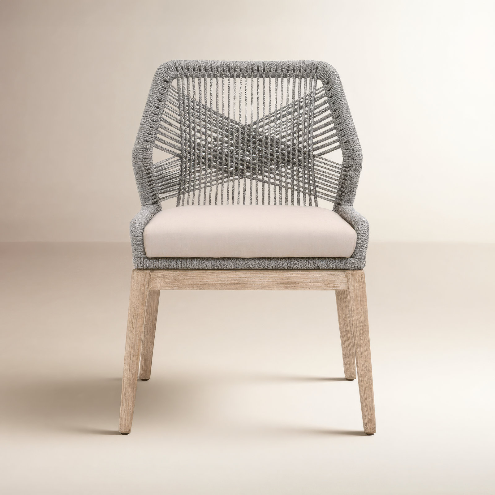 Side Chair, Light Gray