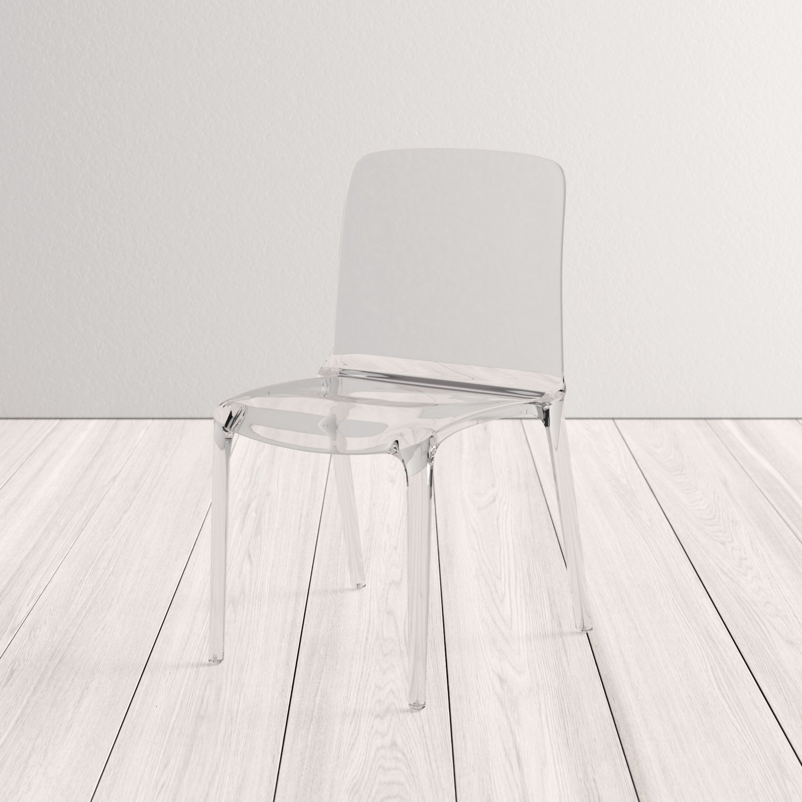 Lade Dining Chair, Clear, Individual