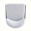 Tabouret de bar rembourré en métal-967506408